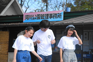 バーベキュー用テントの設営もお任せ！